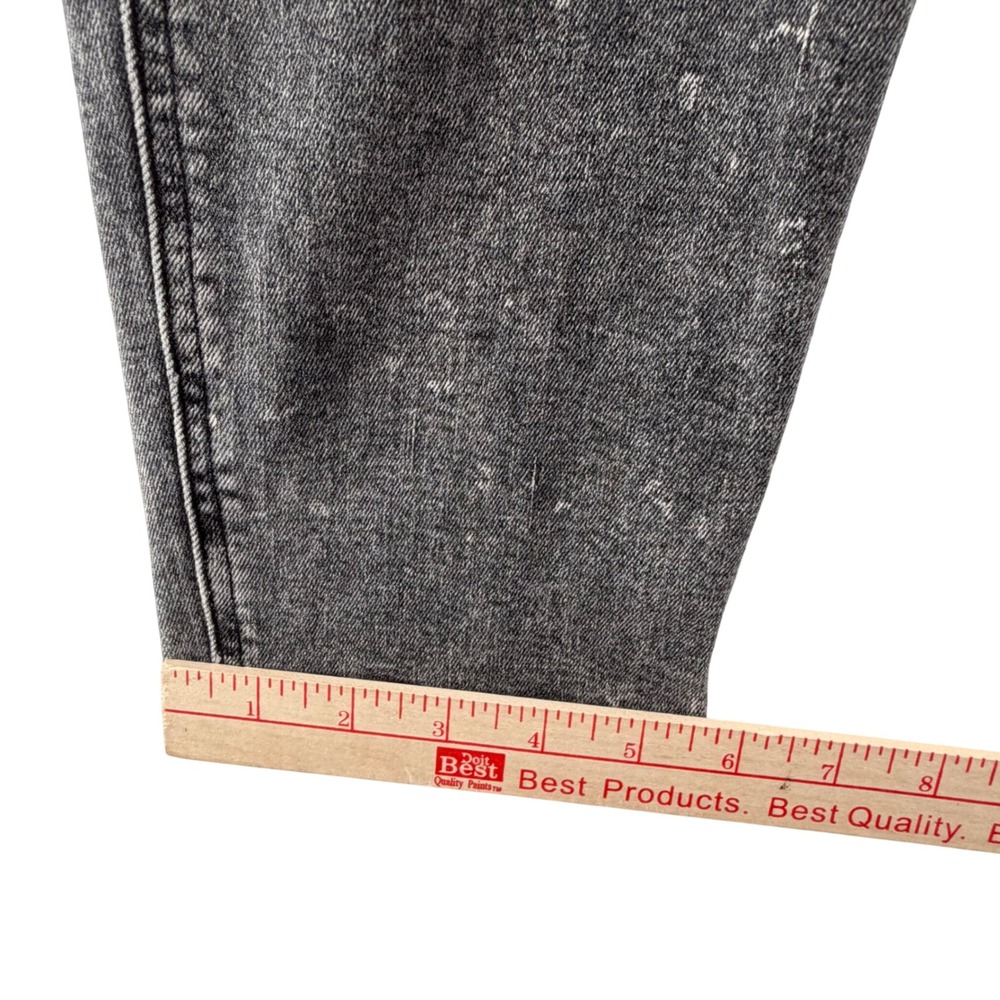 Hollister Ultra High-Rise Mom Jean Womens 3R 26x27 Black Acid Foldover Waist - Picture 6 of 10